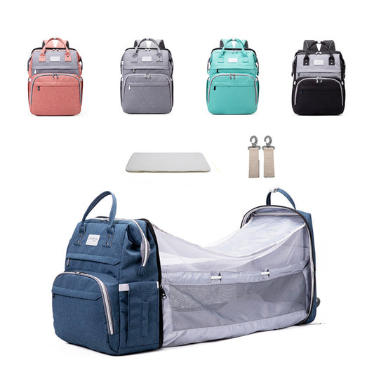 Maternity Diaper Backpack Upgraded With Removable Mosquito Net