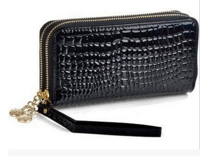 High Quality Black Leather Purse