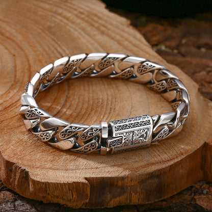 925 Sterling Silver Bracelet-Thick Style