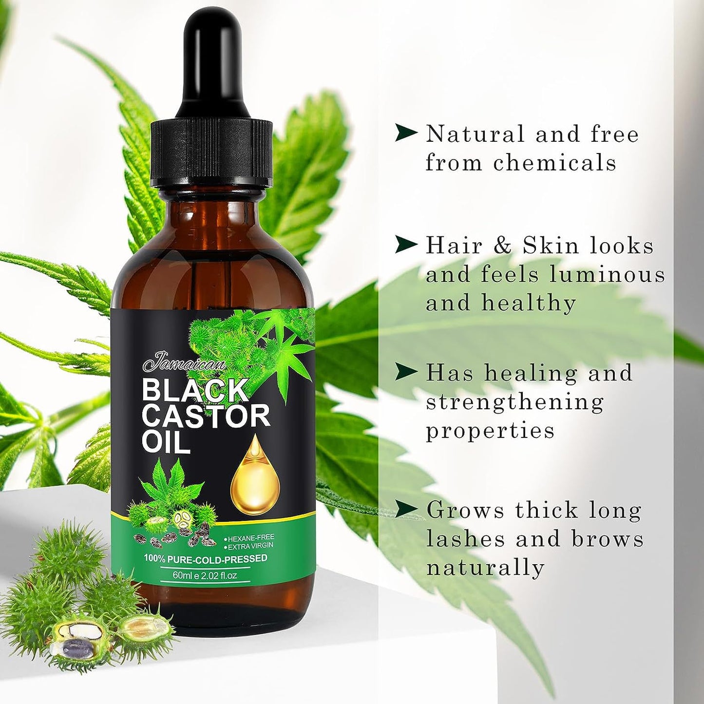 Black Castor Hair Care Essential Oil Cross-border