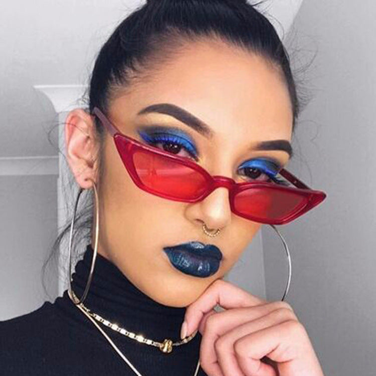 Narrow Sexy Cat Eye Sunglasses