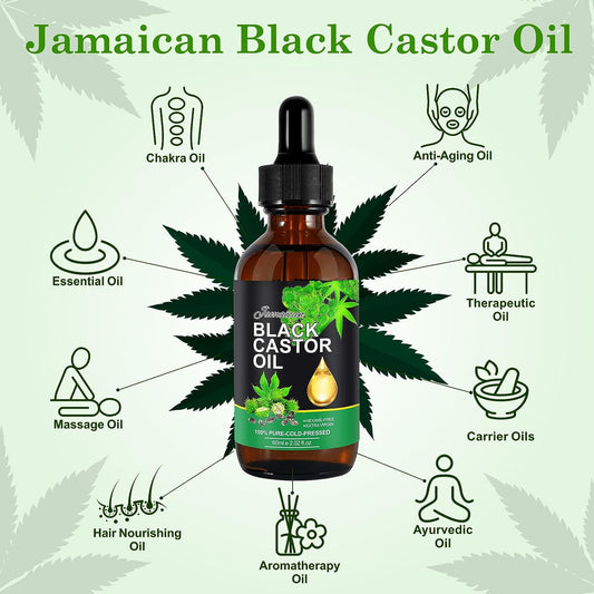 Black Castor Hair Care Essential Oil Cross-border