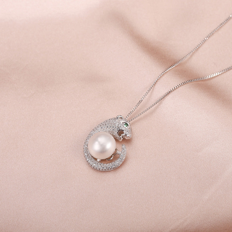 Pearl Cute Sterling Silver Clavicle Chain Jewelry