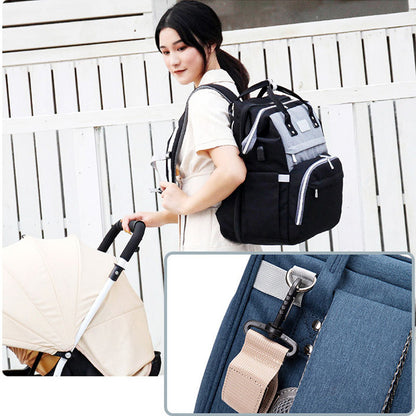 Maternity Diaper Backpack Upgraded With Removable Mosquito Net