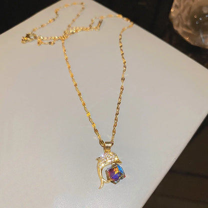 Crystal Pendant Necklace