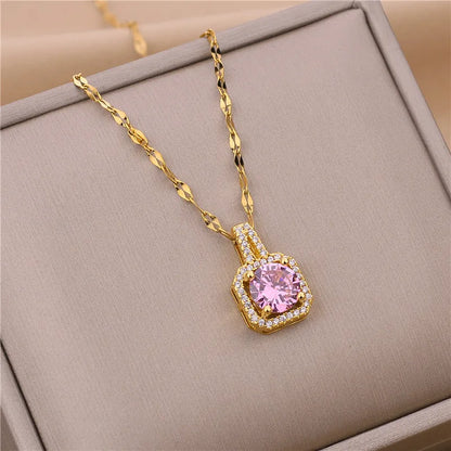 Crystal Pendant Necklace