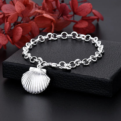 925 Sterling Silver Solid Chain Bracelet