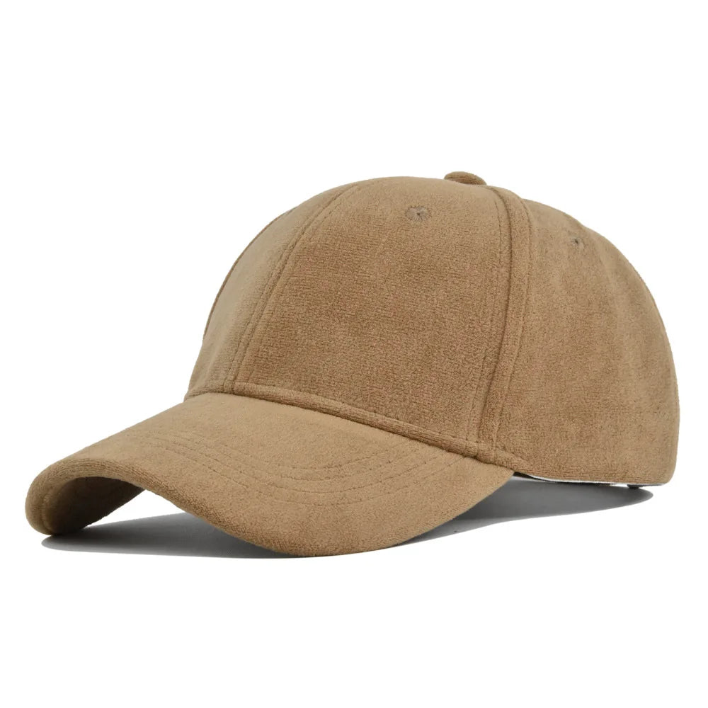 Fashion Suede Baseball Caps