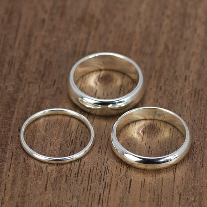 Real Pure 925 Sterling Silver Rings