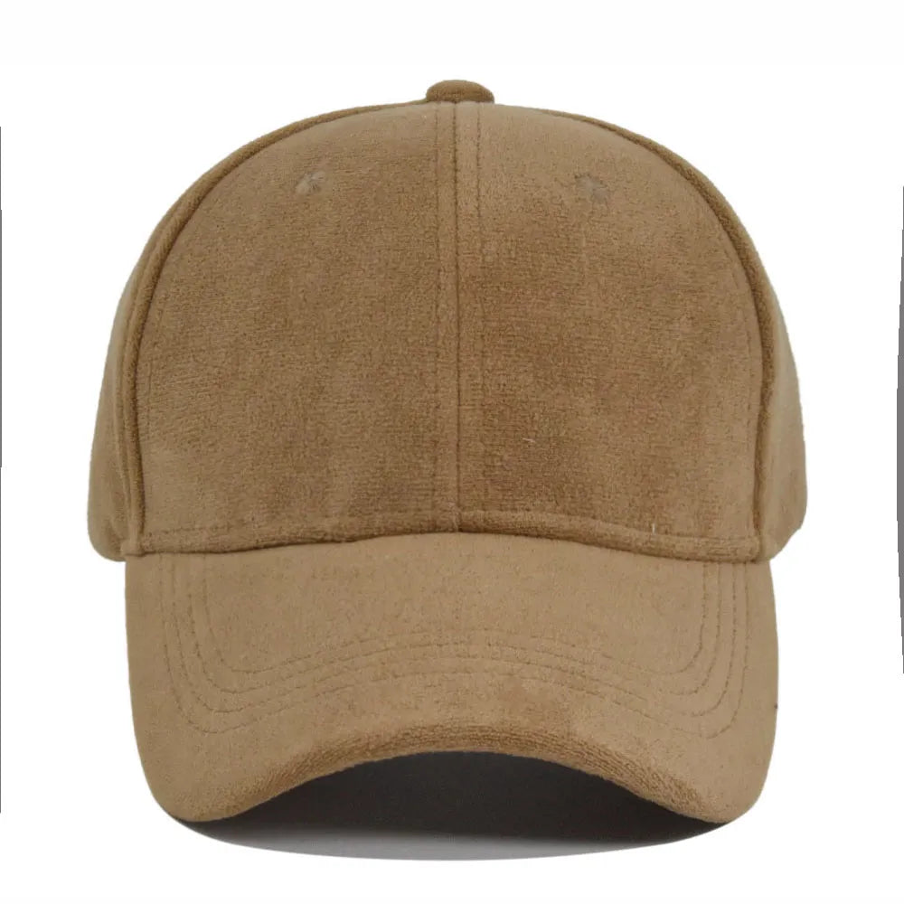 Fashion Suede Baseball Caps