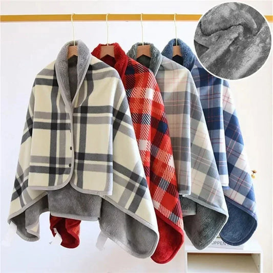 Thick Plaid Warm Blanket