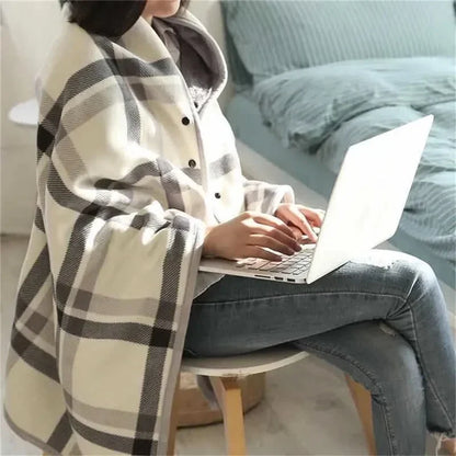 Thick Plaid Warm Blanket