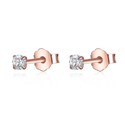 100% Real Sterling Silver 925 Fashion Stud Earrings