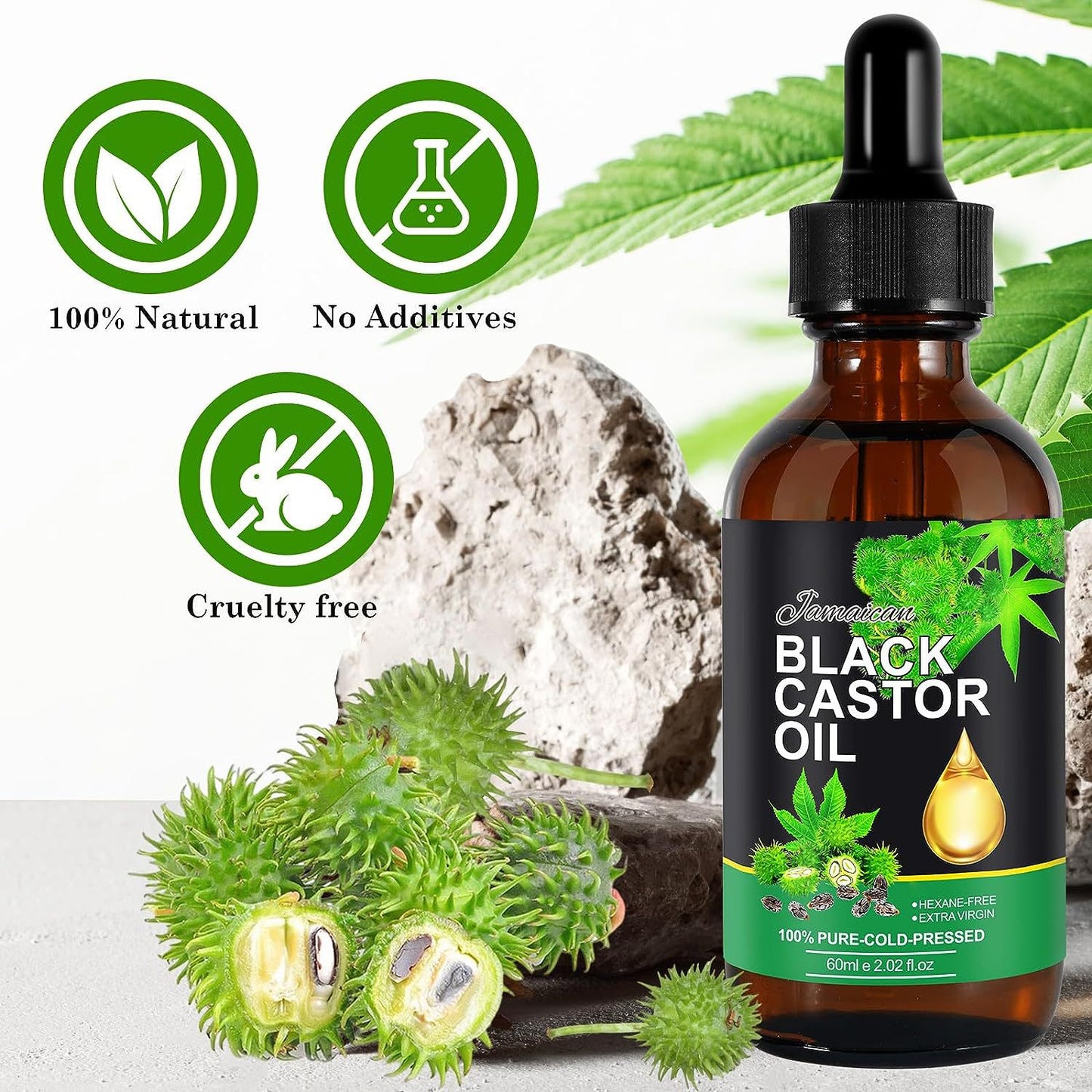 Black Castor Hair Care Essential Oil Cross-border