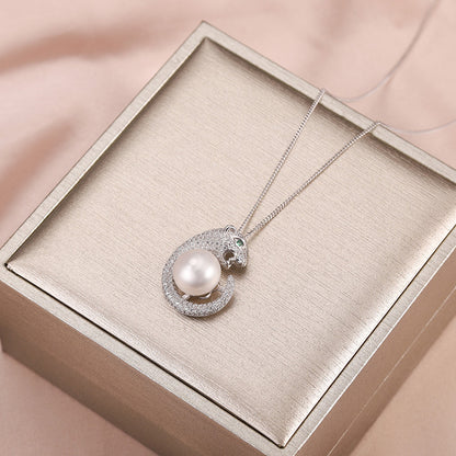 Pearl Cute Sterling Silver Clavicle Chain Jewelry