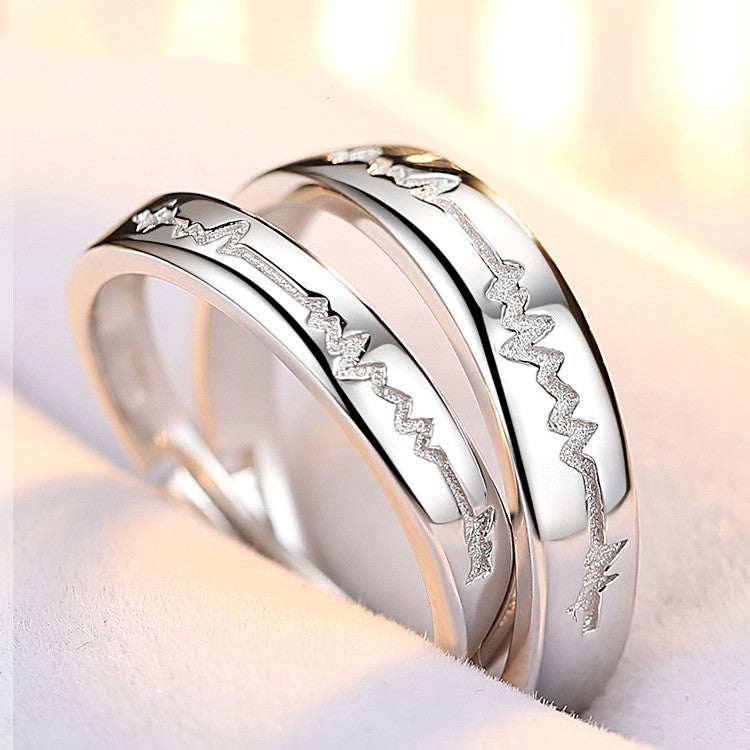 Sterling Silver Jewelry Pair Ring Women