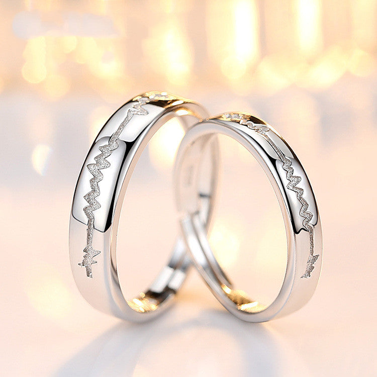 Sterling Silver Jewelry Pair Ring Women